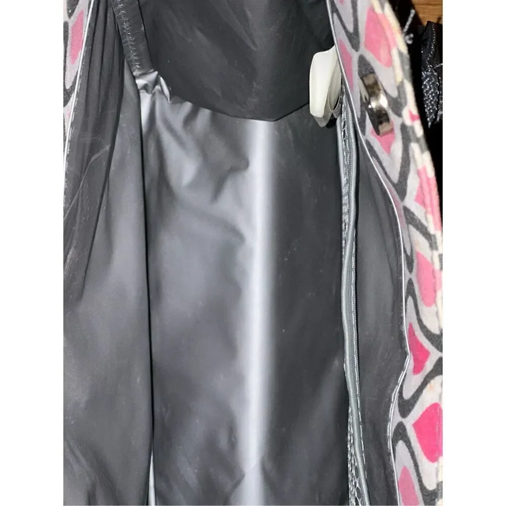 Fit & Fresh Insulated Lunch Tote Pink Gray